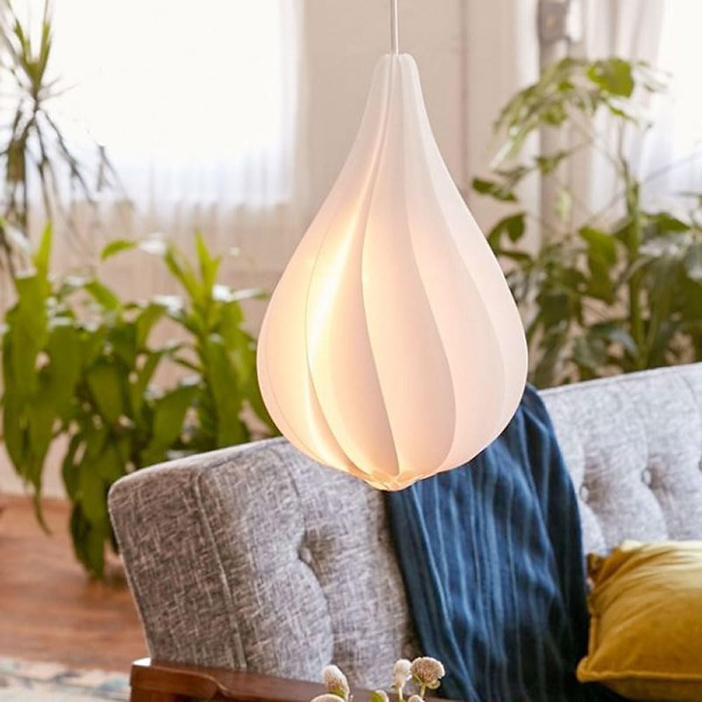lampada a sospensione a forma di bocciolo danese paralume in acrilico lampada a sospensione lunghezza 20*35 cm/25*42 cm altezza pendente a led può essere utilizzato per cucina isola camera da letto del 2025 a $205.99 –P2