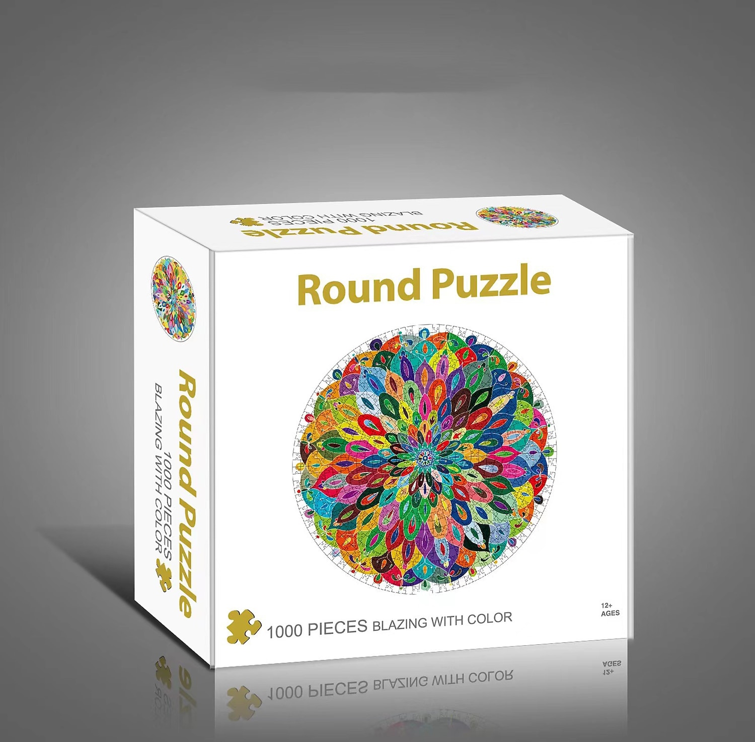 creativo 1000 pezzi di carta bianca piatta carta addensata puzzle circolare luna amore mare puzzle giocattolo per adulti del 2025 a $31.99 –P7