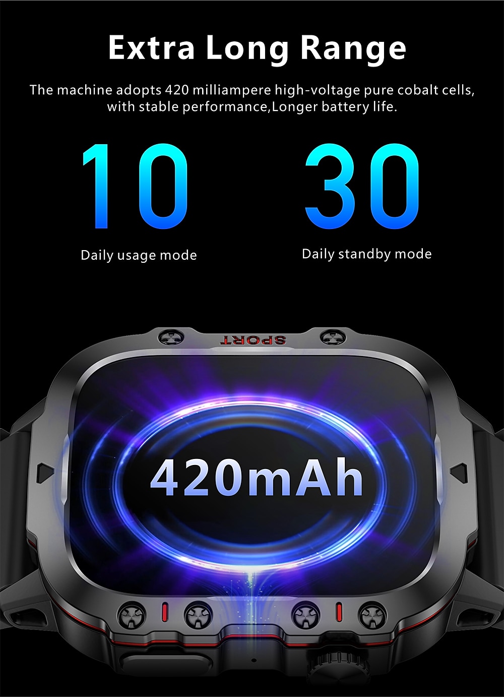 iMosi QX11 Smart Watch 1.96 inch Smartwatch Fitness Running Watch Bluetooth Pedometer Call Reminder Activity Tracker Compatible with Android iOS Women Men Hands-Free Calls Waterproof Media Control 2025 - $48.99 –P16