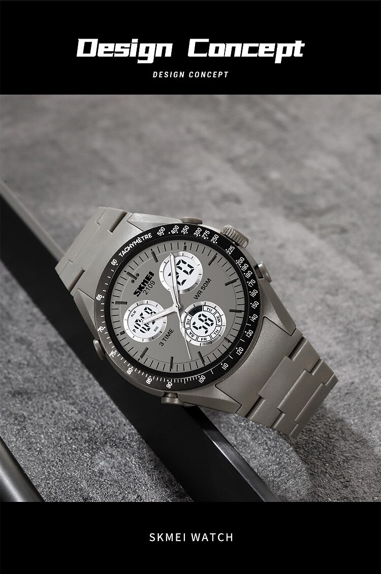 SKMEI Men Digital Watch Fashion Casual Wristwatch Luminous Stopwatch Alarm Clock Countdown TPU Watch 2025 - $31.99 –P3