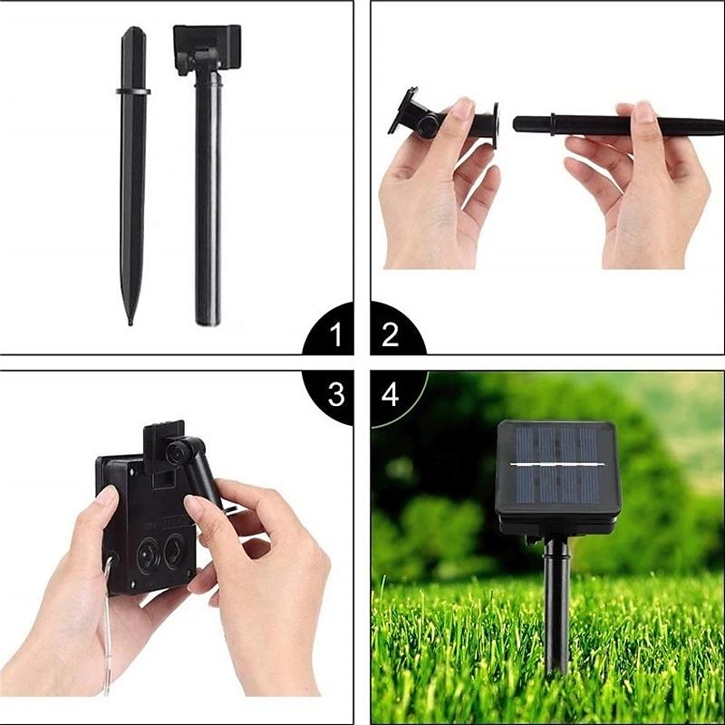 luci a corda solari esterne impermeabili luci a led lampeggianti 8 modalità tubo esterno luci fatate in filo di rame per giardino recinzione patio cortile festa matrimonio natale halloween interno esterno deco del 2025 a $12.49 –P3