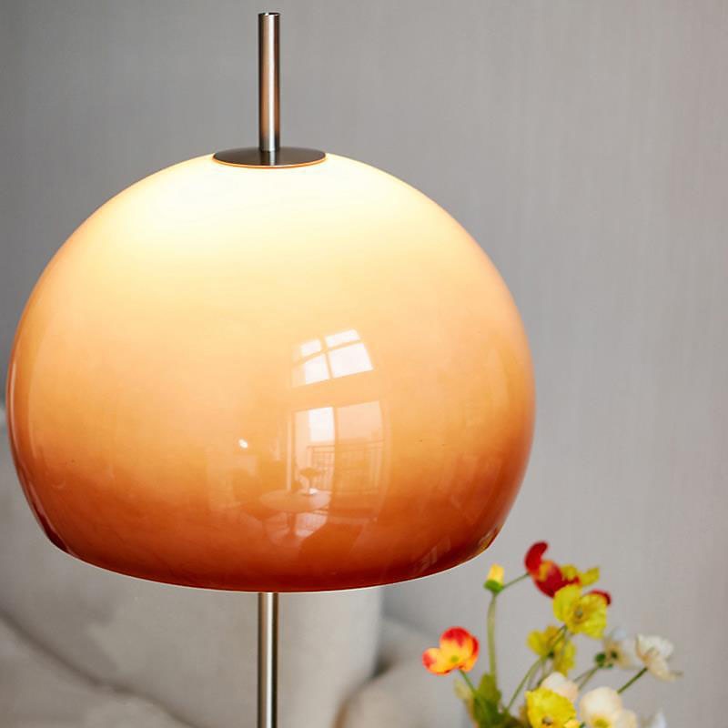 Lámpara de pie con forma de seta de luz suave, lámpara de pie creativa medieval, pantalla de cristal, sala de estar, dormitorio, lámpara vertical, adornos, decoraciones 85-265v 2025 - $381.69 –P3