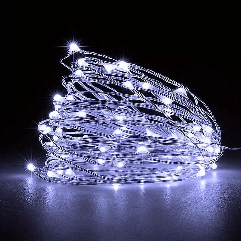 1 guirlande lumineuse de 1 m à 10 LED – Lampe luciole étoilée étanche à piles – Parfaite pour la décoration de la maison. & les mariages ! de 2025 ? $8.49 –P7