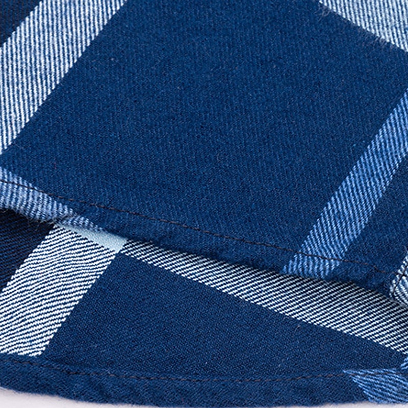 Per uomo Camicia Camicia casual Camicia a quadri Camicia con Bottoni Quadri All'aperto Abbigliamento quotidiano Rosso Blu Marrone Blu scuro Manica Lunga Bavero Autunno & Inverno Abbigliamento Tasca del 2026 a $46.99 –P9