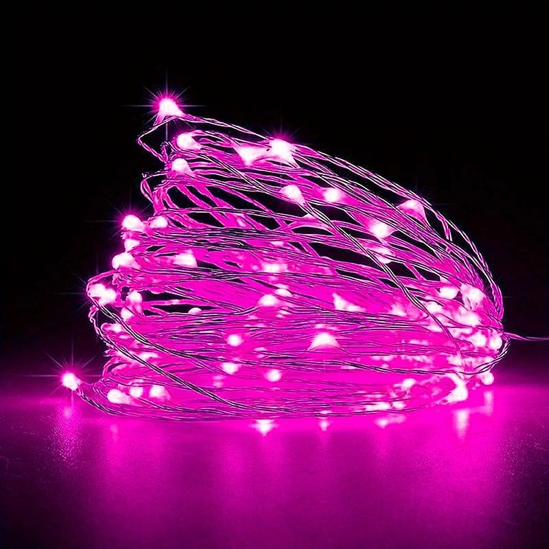 1 guirlande lumineuse de 1 m à 10 LED – Lampe luciole étoilée étanche à piles – Parfaite pour la décoration de la maison. & les mariages ! de 2025 ? $8.49 –P12