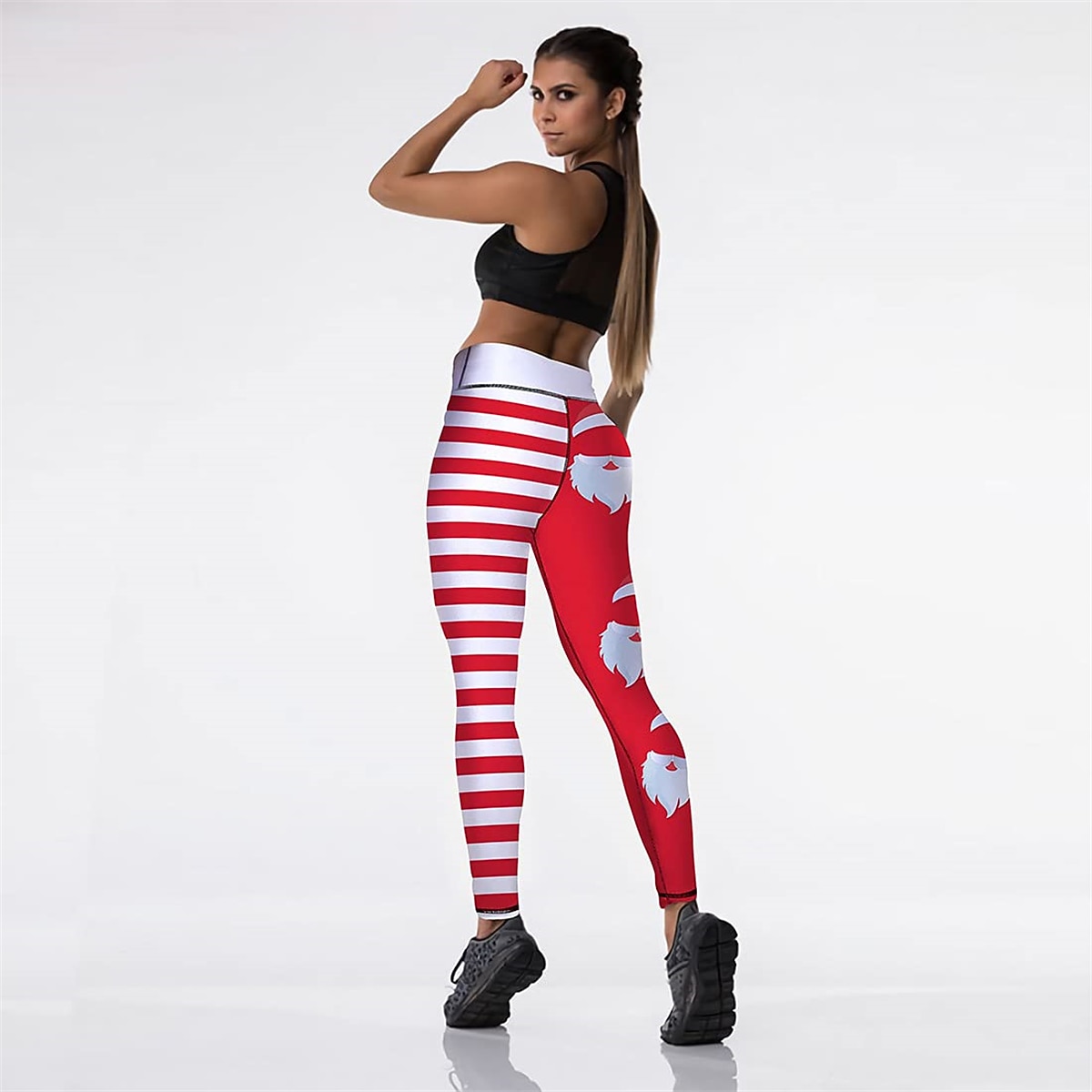 Papai Noel Leggings Calça Jogger Mulheres Natal Noite de Natal Natal Adulto Natal Véspera de Ano Novo Calças de 2025 por $17.49 -P11