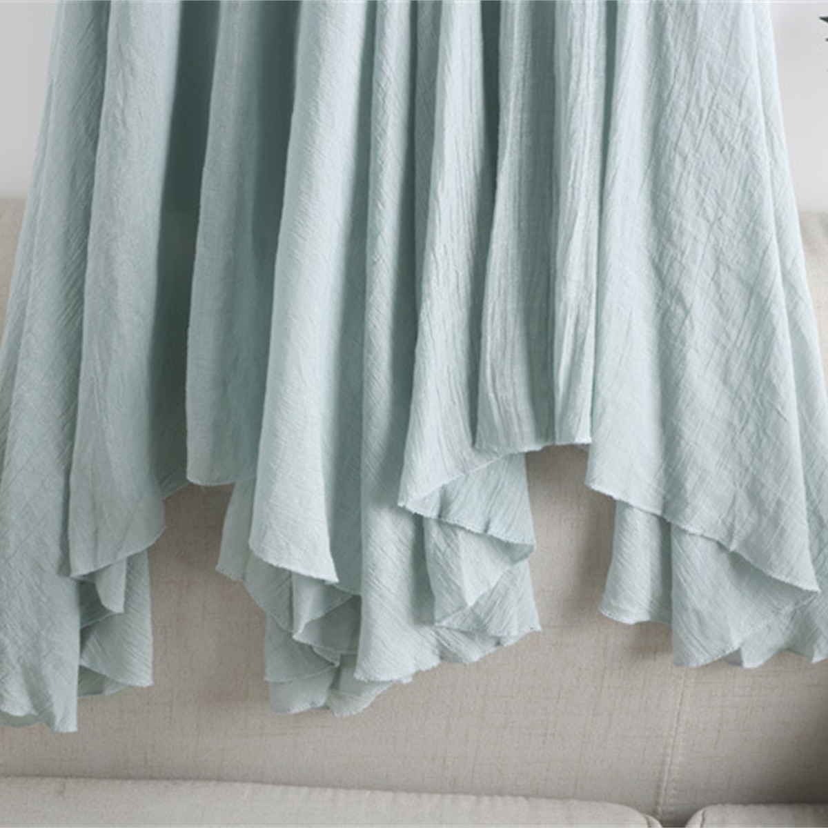 Women's Skirt A Line Swing Fashion Casual Maxi High Waist Skirts Solid Colored Ruched Irregular Hem Vacation Causal Light Blue Black White Pink Spring & Summer Cotton 2025 - $21.99 –P18