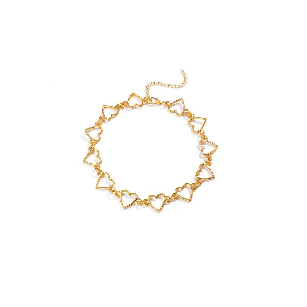 Kedje Halsband Hängehalsband For Dam Bröllop Fest / Kväll Födelsedagsfest Legering Fint Hjärta Stjärna 2025 - $7.49 –P4