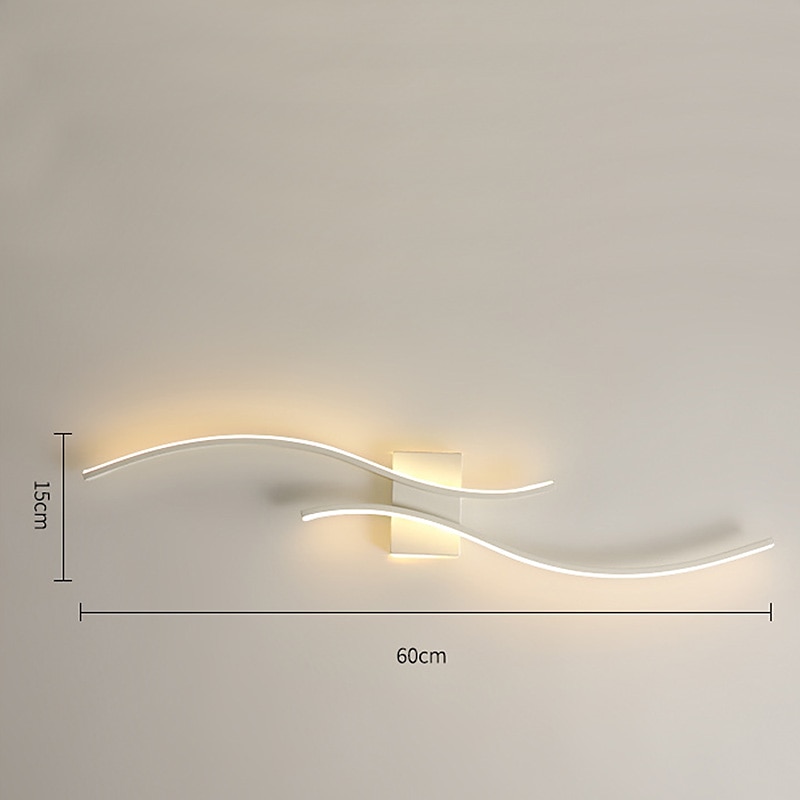 operação de controle remoto de luz de parede de arco moderno, regulável 2700-5000k, 15w, ideal para sala de estar e decoração de quarto 110-240v de 2026 por $132.99 –P5