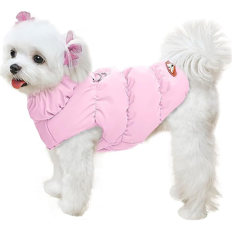 Chien Chat Manteau Veste Gilet Mode Fête Hiver Chaud Respirant Doux Lavable Confortable Noël Halloween Extérieur Décontracté Quotidien Vêtements pour Chiens for Bichon Frisé Spitz Nain Bébé Animal de 2025 ? AU $31.19 –P5