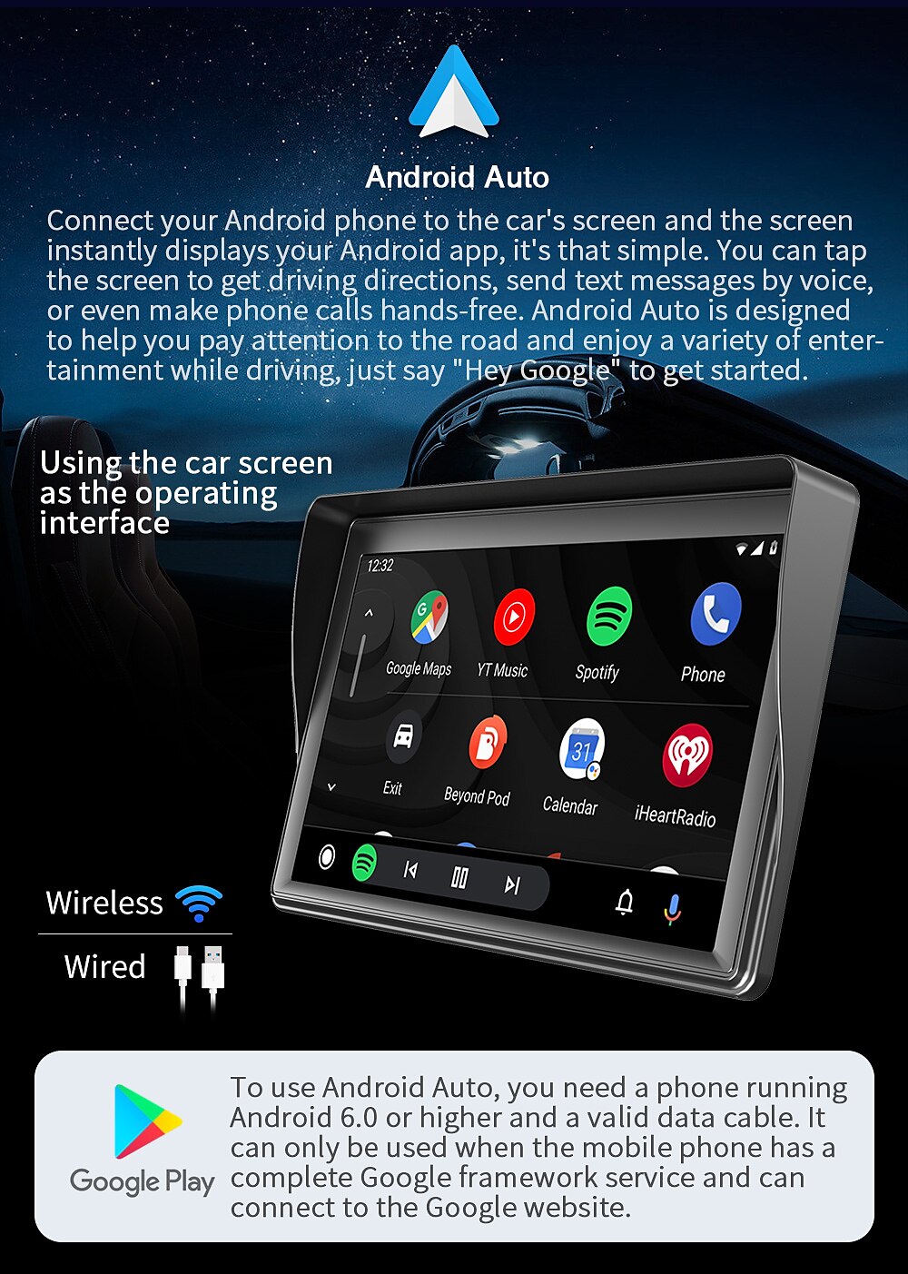 Universal 7-inch Screen Car Radio Multimedia WIFI Video Player Wireless Carplay Screen for Apple or Android 2025 - $131.99 –P4