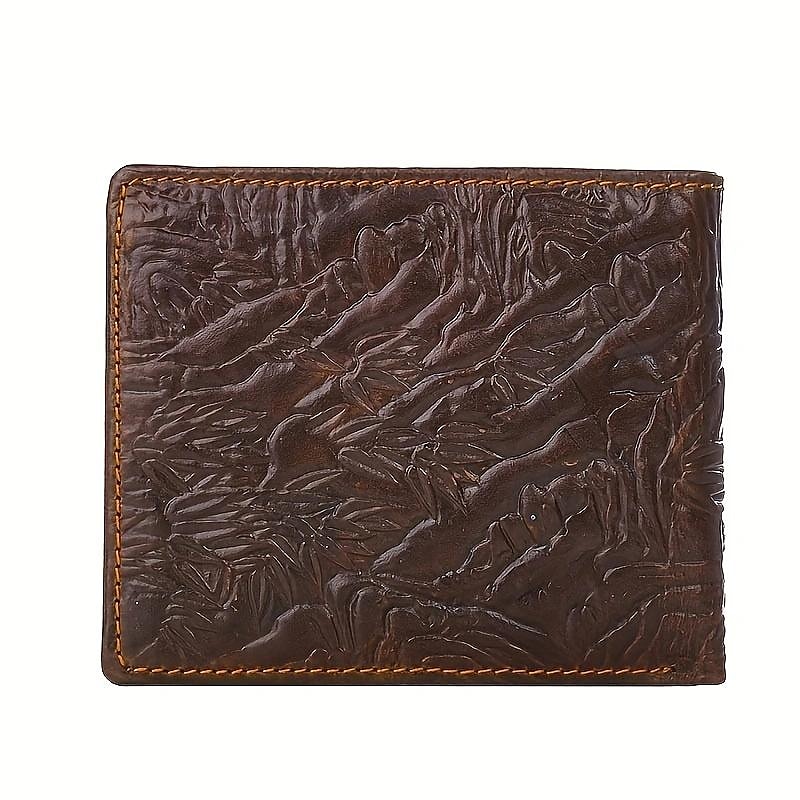 Portefeuille vintage en cuir véritable pour hommes, portefeuille tigre imprimé en 3D, porte-carte de 2025 ? $25.99 –P2
