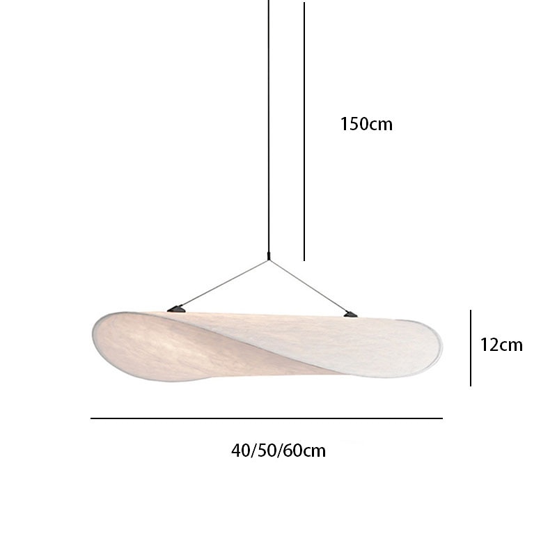 lampy wiszące tkaniny artystyczne oświetlenie wiszące z materiałem żelaznym lampa sufitowa do jadalni kawiarnia oprawy oświetleniowe 1 lekki żyrandol 110-240v 2025 - $279.99 –P1