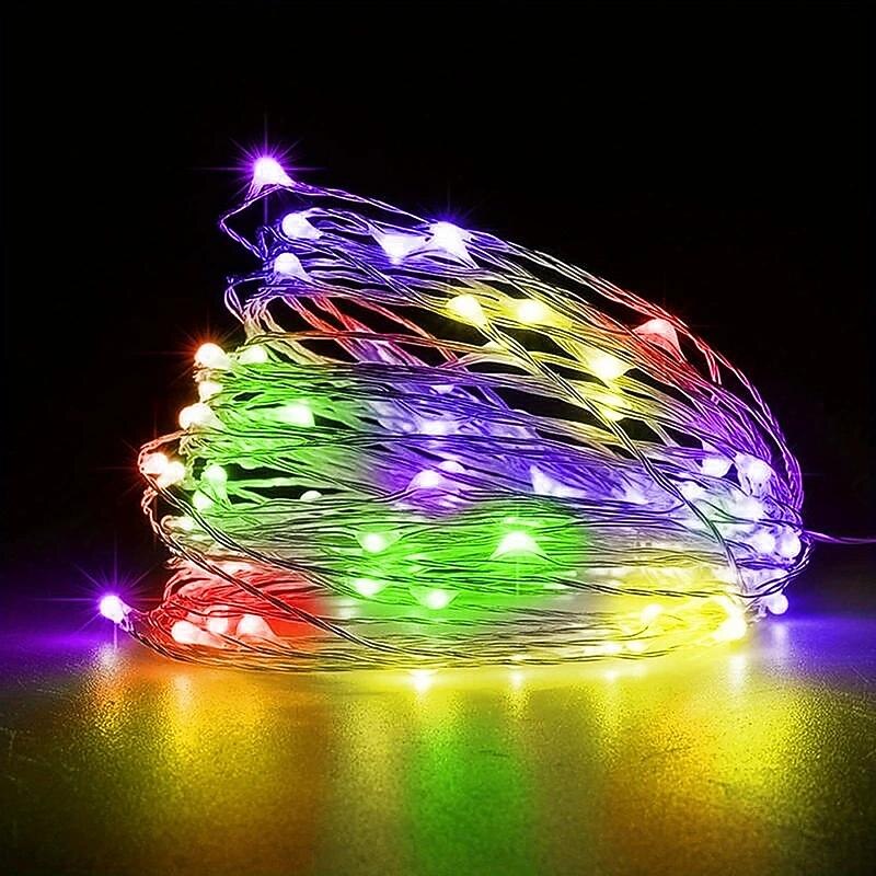 1 guirlande lumineuse de 1 m à 10 LED – Lampe luciole étoilée étanche à piles – Parfaite pour la décoration de la maison. & les mariages ! de 2025 ? $8.49 –P13