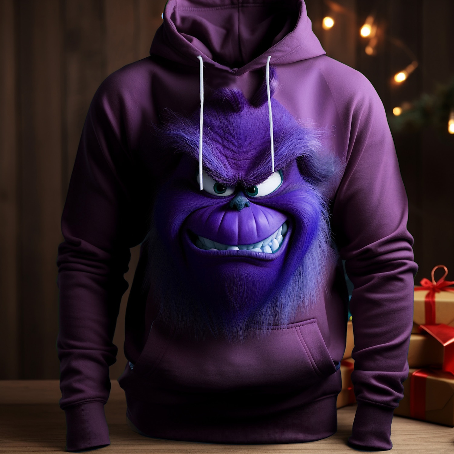 Herr Grafisk Alf Huvtröja Huvtröjor Tröja Huvtröja Långärmad Huvtröja Huva Mode 3D-tryck Jul Semester Utomhussport Rodnande Rosa Purpur Mönster Framficka Vår & Höst Designer 2025 - $31.99 –P2