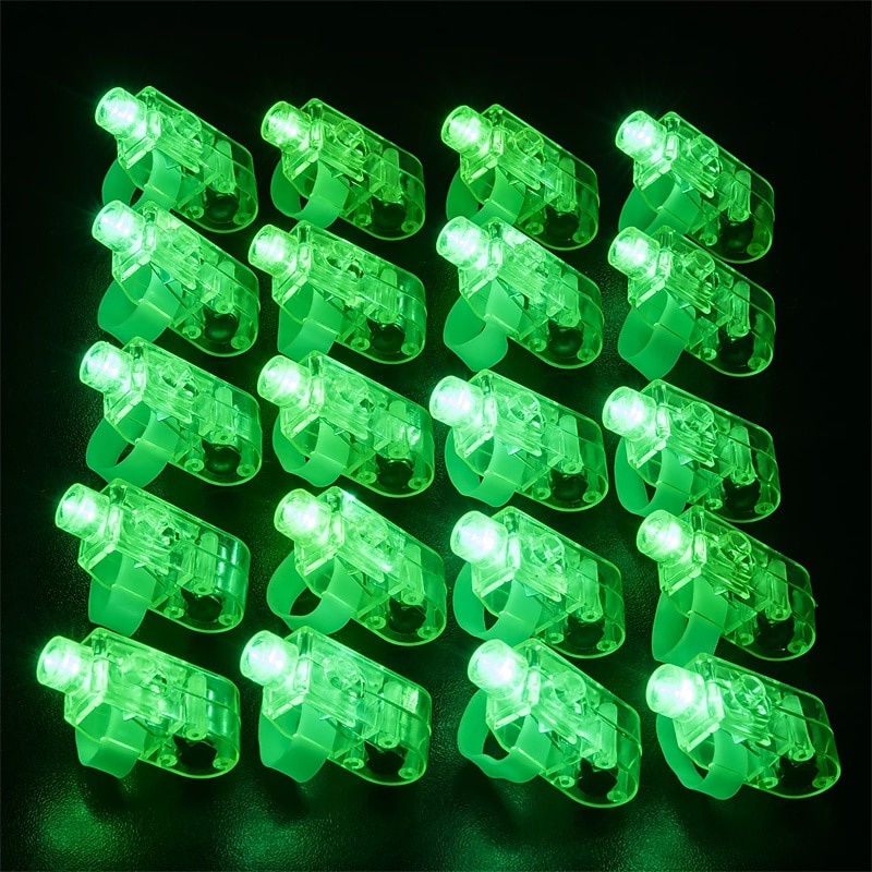 Luci LED per Dita per Bambini Forniture per Feste di Compleanno Giocattoli Laser Rave Assortiti 6 Colori 30/50/60 Pezzi del 2025 a $15.99 –P5