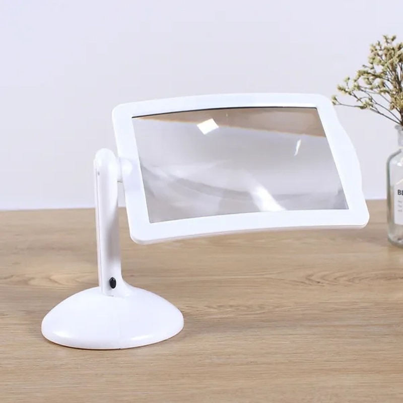 Desktop Magnifying Glass with LED Light Large Screen 360-degree Rotation 3 Times Magnification Reading Newspapers for The Elderly 2025 - $39.99 –P5