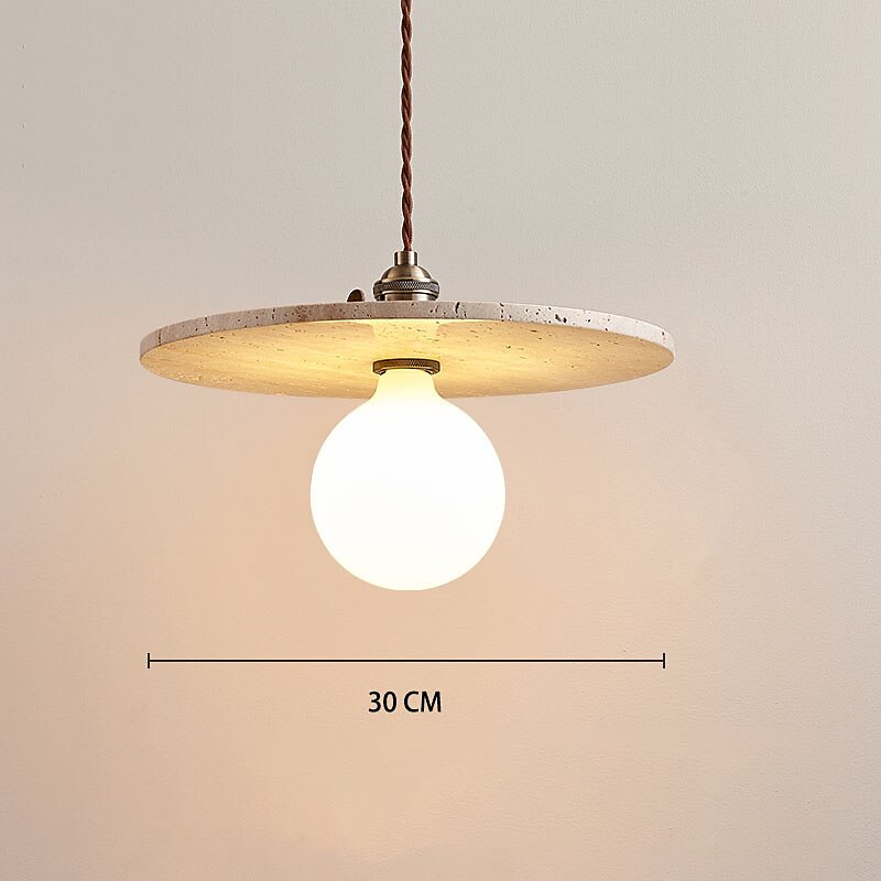 Lampade a sospensione1 luce, semplice lampada a sospensione con cavo regolabile in travertino giallo e27, lampadario decorativo per la casa, per isola cucina corridoio fattoria del 2025 a $205.99 –P1