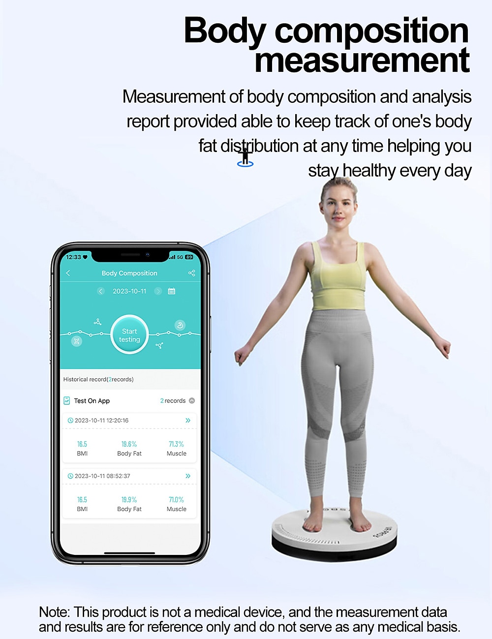 iMosi et580 Smart Watch 2.04 inch Smartwatch Fitness Running Watch Bluetooth ECG+PPG Pedometer Call Reminder Compatible with Android iOS Women Men Long Standby Waterproof Media Control IP68 38mm 2025 - $76.99 –P6