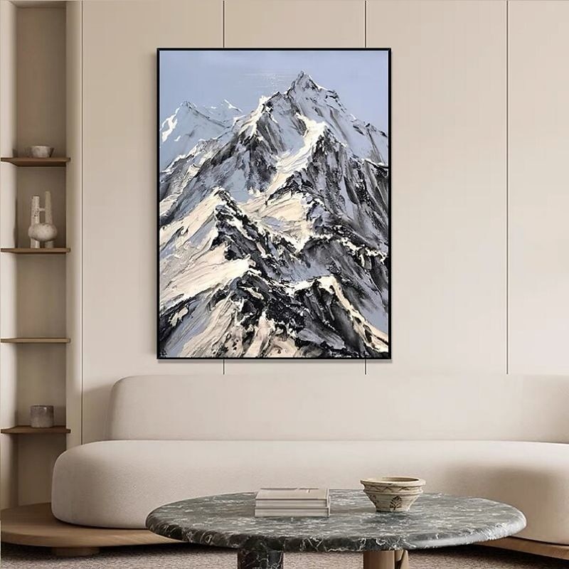 Handmade Hand Painted Oil Painting Wall Art  Large Size Contemporary Golden Mountains Home Decoration Decor Rolled Canvas No Frame Unstretched 2025 - $100.99 –P12