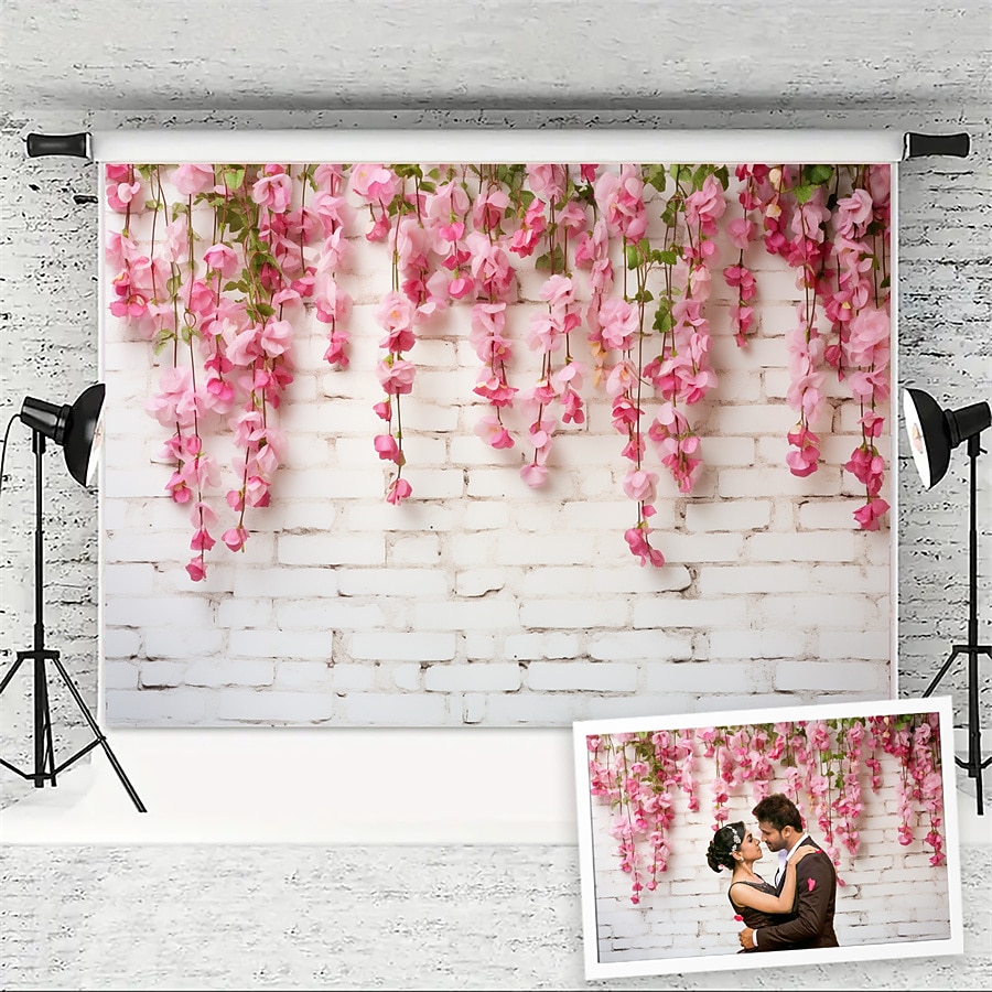 Esküvői Dekorációk Háttér Fotófal Nagy Gobelin Művészet Falfestmény Dekoráció Takaró Függöny Otthon Hálószoba Nappali Dekoráció Virág Háttér 2026 - $19.99 –P7