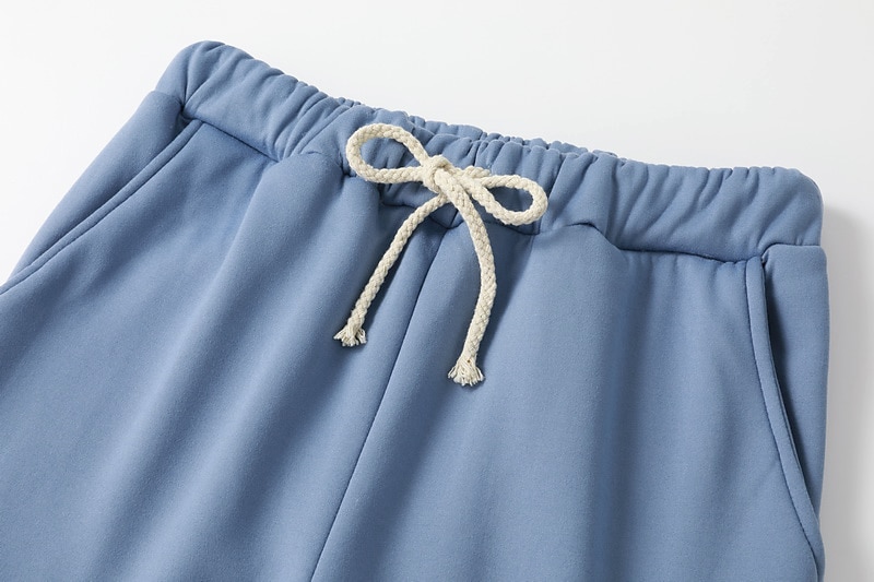 Conjunto de 2 Peças de Calças Quentes Femininas Moda Moleton Calças de Flanela Calças Trousers Manga Longa Decote Redondo Cor Sólida Com Corda Casual Dia-a-Dia Preto Rosa Escuro Azul Outono e Inverno de 2025 por $43.99 –P10
