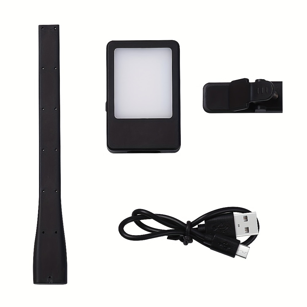 lampada da lettura ricaricabile per libri lampada da lettura a led per leggere a letto - cura degli occhi luminosità regolabile 3 temperature di colore 10 ore di autonomia lampada da lettura USB per del 2025 a $15.99 –P1