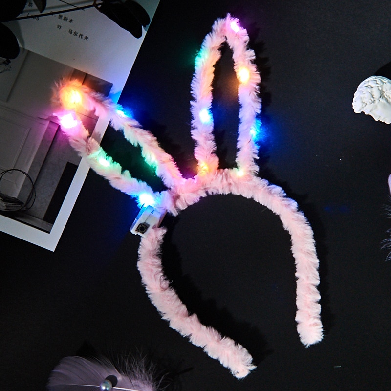 LifeSmart Luci intelligenti Rabbit Ear Decor Headband Luminous Headwear Led Lights per Sportivo / Soggiorno / All'aperto Con LED / Decorativo / Adorabile <5 V del 2025 a $11.99 –P4