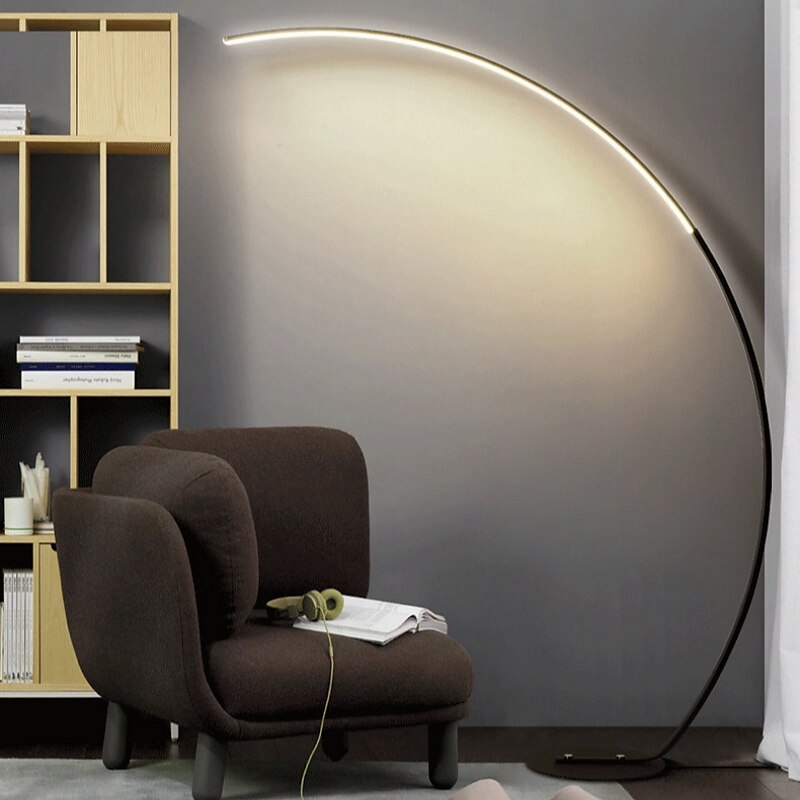 Lampada da terra Multi-tonalità / Lampade ambientali / Decorazione di nozze di Natale Contemporaneo moderno / Tradizionale / Classico Per Sala studio / Ufficio / Giardino Alluminio AC100-240V Nero del 2025 a $328.59 –P9