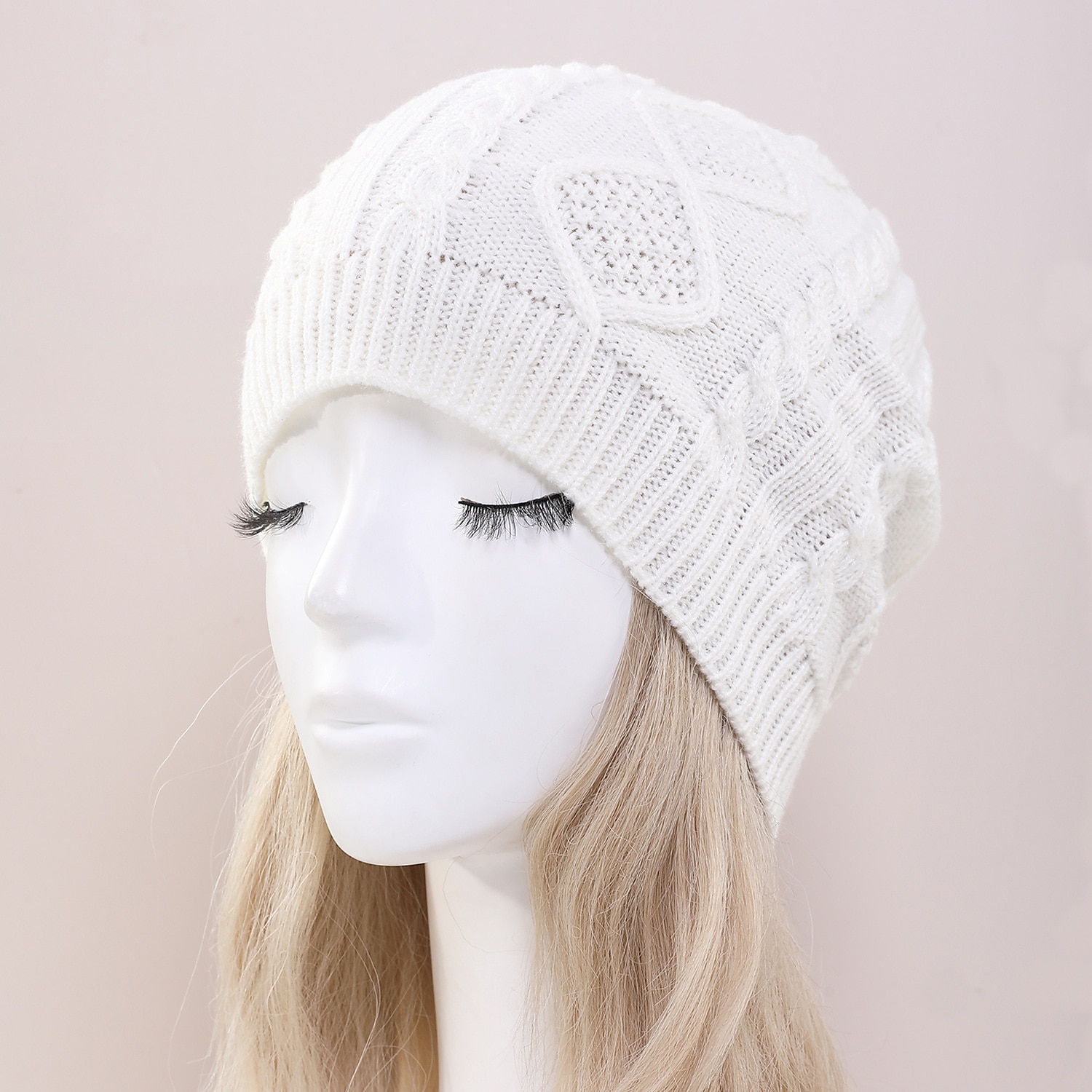 Damskie Czapka Beanie Ciepła zimowa czapka Dom Codzienny Święto Jednolity/zwykły kolor Włókna akrylowe Codzienny Styl skandynawski Codzienne 1 pcs 2025 - $15.99 –P5