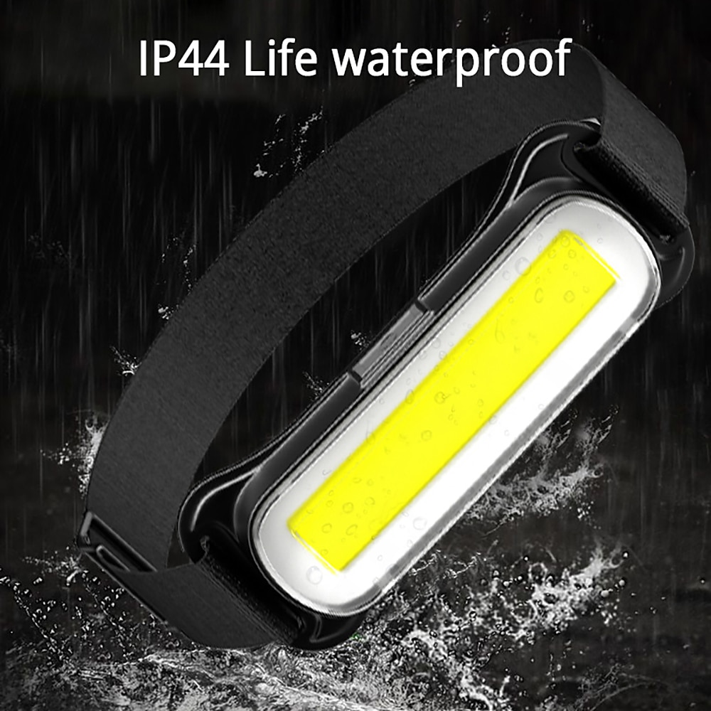 USB Rechargeable LED Headlamp 3 Modes Fishing Camping Lantern Waterproof Mini Headlight Portable Floodlight COB Head Torch 2025 - $8.49 –P3