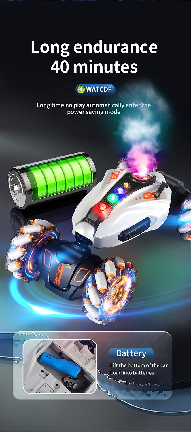 2025年 ジェスチャーセンシングリモコンツイストカー発光ホイール変形高速クライミングカーrcカースタントカーゲーム2278  コレクション – $46.99 –P9
