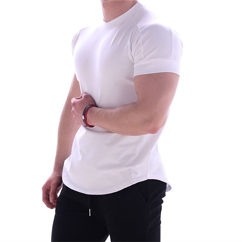 Per uomo maglietta Maglia da palestra Maglia da allenamento Camicie da allenamento Girocollo Manica corta Addestramento Sportivo Fitness Casual / quotidiano Palestra Asciugatura rapida Traspirazione del 2025 a $13.99 –P8