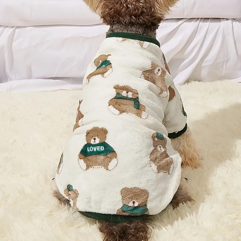 Chien Chat Sweat-shirt Le style mignon Casual Quotidien Hiver Chaud Respirable Doux Lavable Confortable Extérieur Casual Quotidien Vêtements pour chiens for Bichon Frisé Loulou de Poméranie Béb de 2025 ? $18.99 –P5