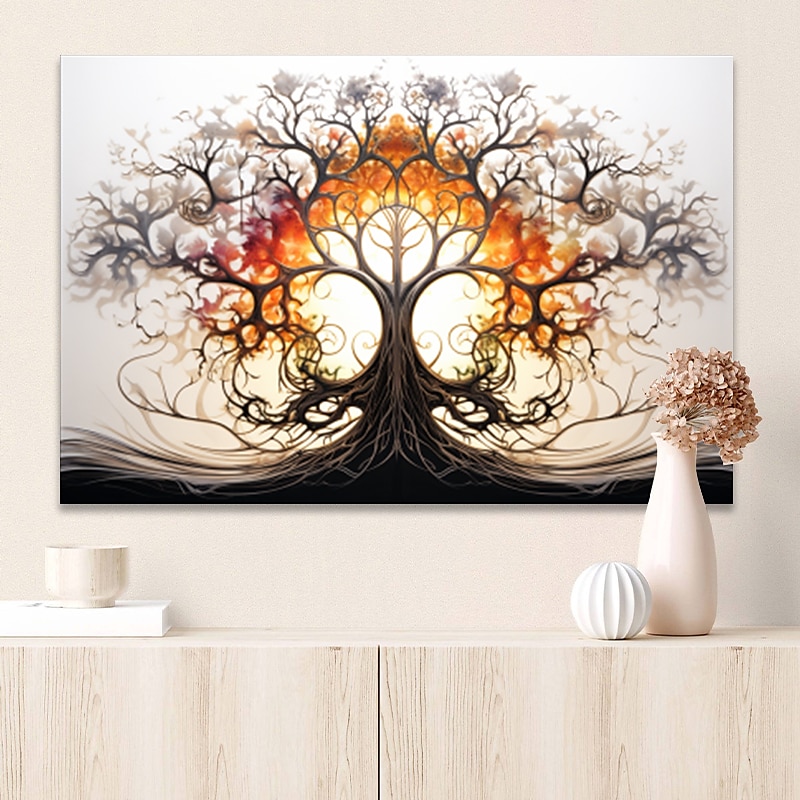Plantas arte de parede tela árvore da vida impressões e pôsteres imagens de plantas pintura decorativa em tecido para sala de estar fotos sem moldura de 2025 por $16.49 -P7