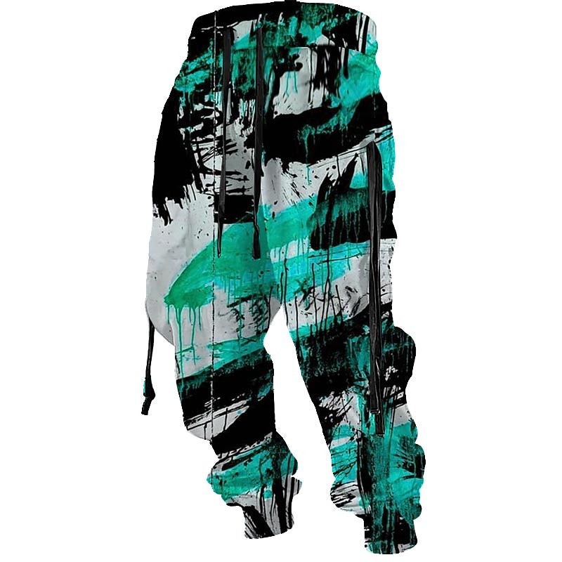 Graffiti Abstract Men's 3D Print Sweatpants Joggers Pants Trousers