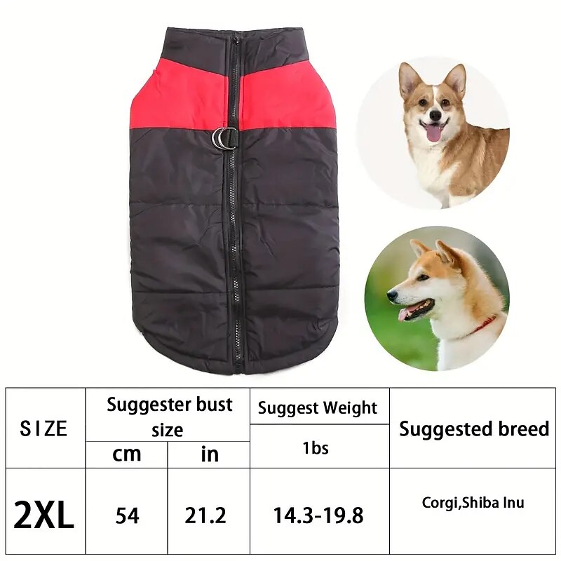 Honden Katten Jassen Jack Gilet Modieus Feest Winter waterdicht Warm Ademend Zacht Comfortabel Kerstmis Halloween Buiten Casual / Dagelijks Hondenkleding for Bichon Frise pomeranian kleine huisdieren 2025 - $20.99 –P10
