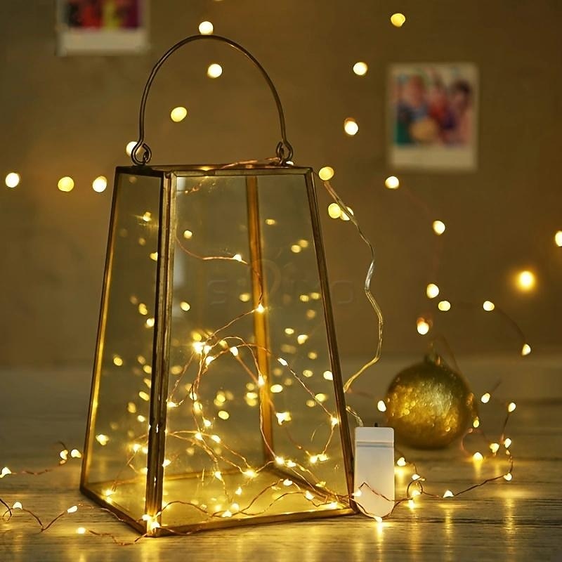 elegante festa di ricevimento di nozze 16 confezioni luci fatate a led a batteria luci a stringa filo d'argento impermeabile 7 piedi 20 led lucciola luci stellate lunari per fai da te festa di nozze del 2025 a $31.99 –P4