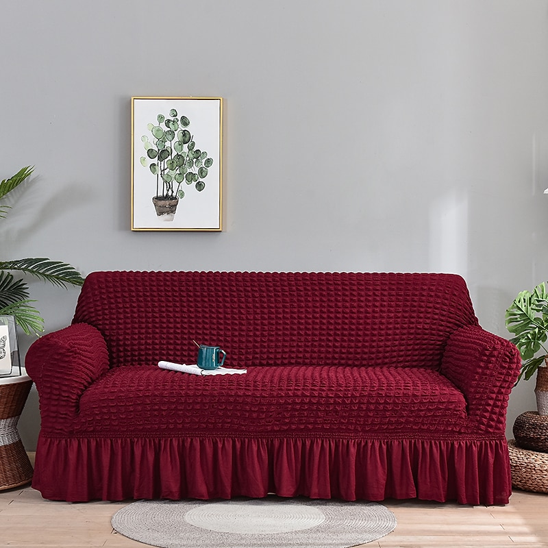 husă de canapea elastică husă elastică visiniu modernă canapea secțională pentru sufragerie husă de canapea sectională colț protector husă canapea 1/2/3/4 locuri 2025 - $47.99 –P8