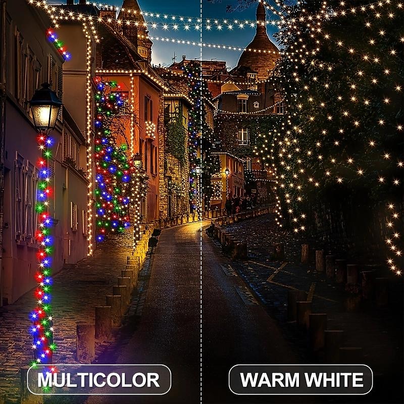 1pc Solar Outdoor Lights String – 8 Modes Decorative Garden Light, Atmosphere Night Lighting for Outdoor Balcony, Christmas, Halloween, Valentine's Day & Holiday Decorations 2025 - $12.99 –P9