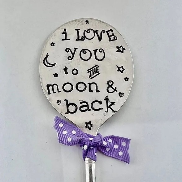 Garden Marker Friendship Gift, Silver Stamped Spoon Plant Markers, Silver Plate Stamped Spoon Garden Markers, Garden Art Marker, Plant Lover Garden Decoration 2025 - $10.49 –P5