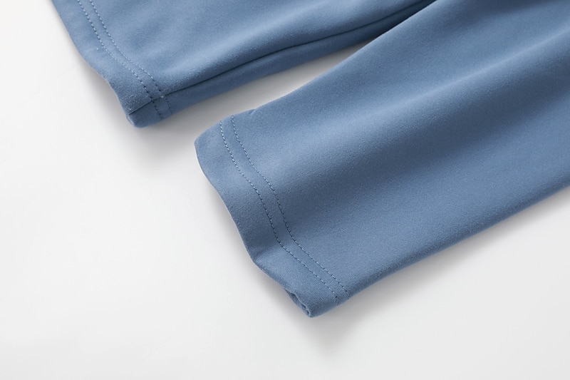 Conjunto de 2 Peças de Calças Quentes Femininas Moda Moleton Calças de Flanela Calças Trousers Manga Longa Decote Redondo Cor Sólida Com Corda Casual Dia-a-Dia Preto Rosa Escuro Azul Outono e Inverno de 2025 por $43.99 –P5