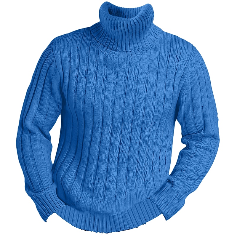 Men's Turtleneck Sweater Pullover Sweater Jumper Knit Sweater Mens Turtle Neck Jumper Ribbed Knit Regular Knitted Pit Plain Roll Neck Keep Warm Modern Contemporary Daily Wear Going out Clothing 2025 - $31.99 –P4