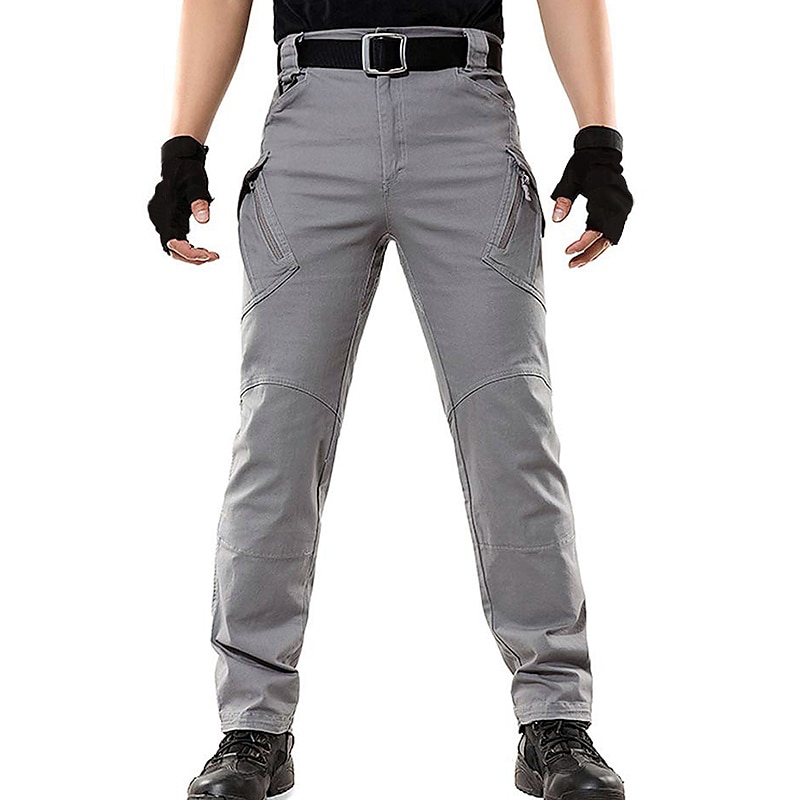 Bărbați Pantaloni Cargo Παντελόνι πεζοπορίας Pantaloni tactici Vară Primăvară În aer liber Impermeabil Uscare rapidă Multi buzunar Elastic Pantaloni 9 buzunare negru. Verde Militar Pescuit Alpinism 2026 - $26.99 –P6