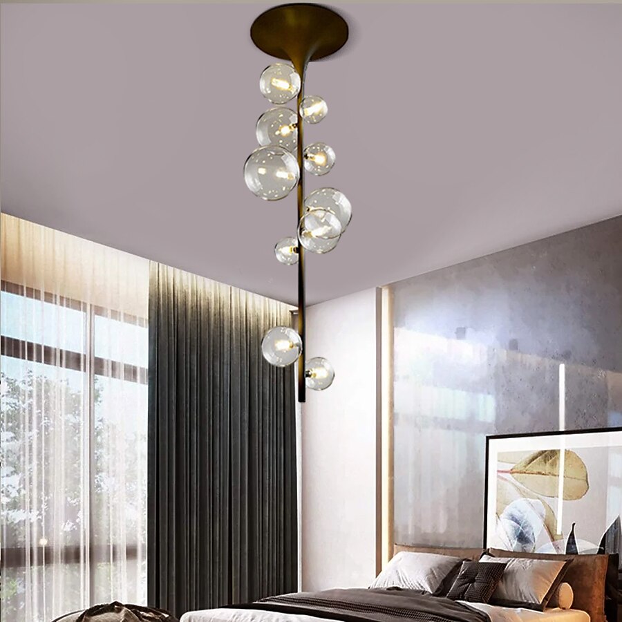 LED Chandeliers 6/7/10 Heads Cluster Globle Design Balloon Design Chandeliers for Dining Room Bedroom Pendant Lamps 110-240V 2025 - $498.69 –P10