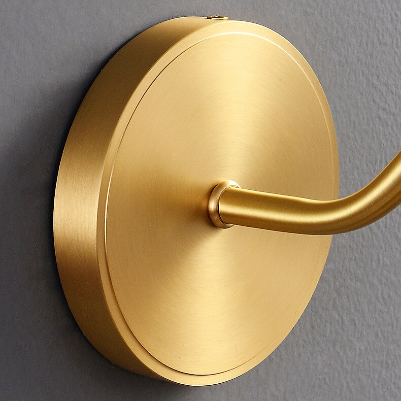 Gold Hardware Rust Proof Light Fixtures,Industrial Retro Style Gooseneck Wall Lamp,American Minimalist Indoor Sconces Lamp,for Living Room, Bedroom Wall Lantern 110-240V 2025 - $215.69 –P10
