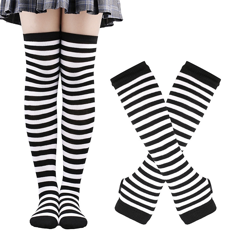 Calcetines hasta rodilla Calcetines de Navidad Mujer Navidad Carnaval Mardi Gras Nochebuena Retro Antiguo Guantes Calcetines 2025 - $15.49 –P10