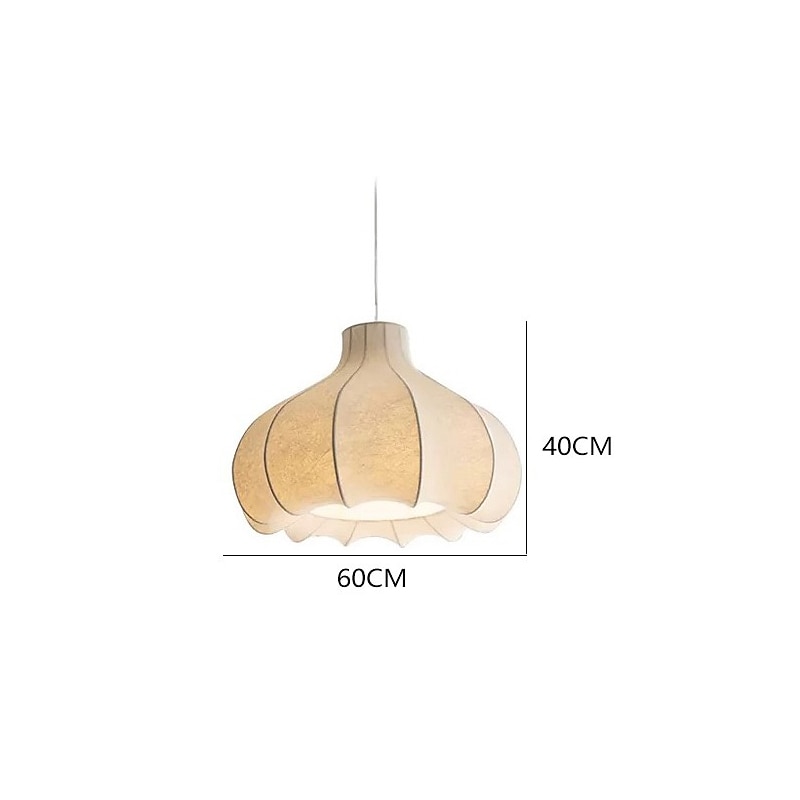 lampadario a sospensione a led splendida lampada a sospensione in metallo di seta romantico apparecchio di illuminazione montato per la camera da letto del ristorante catena regolabile del 2025 a $549.99 –P7