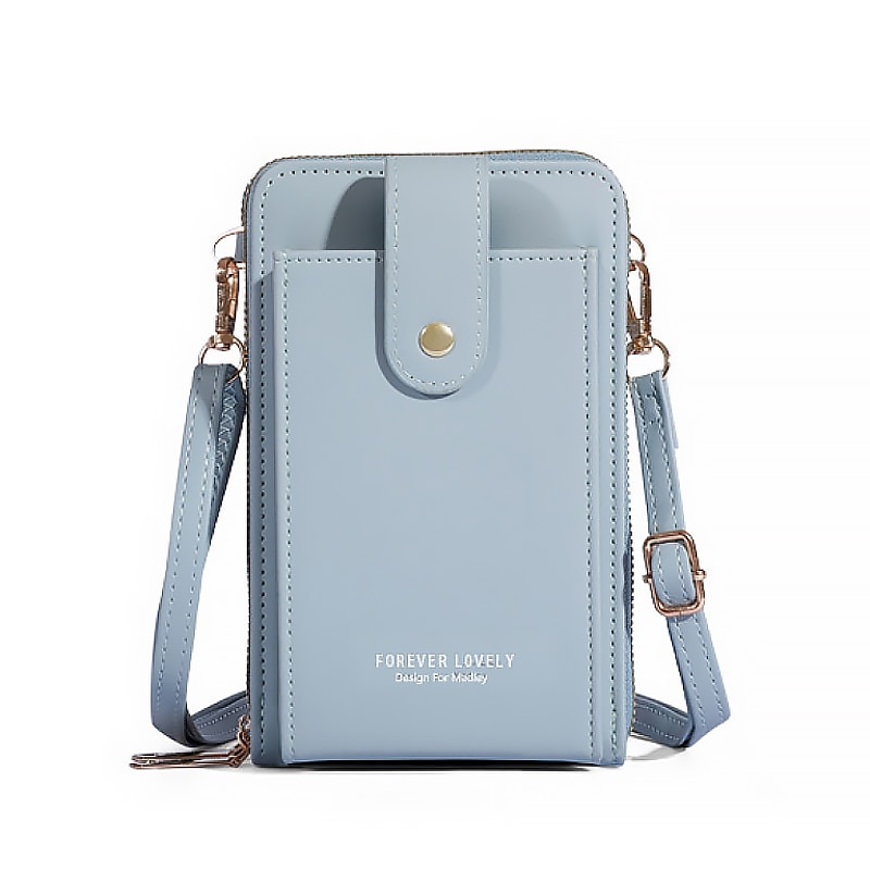 Dámské Crossbody kabelka Taška přes rameno Brašna na mobilní telefon PU kůže Denní Dovolená Cestování Zip Velká kapacita Voděodolný Lehká váha Pevná barva Tmavě růžová Vínově rudá Lotosový kořen 2026 - $24.99 –P10