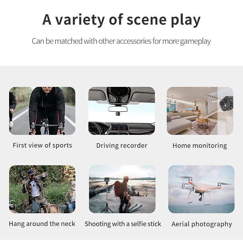 4K Dual-Lens WiFi Mini Camera - Binnen Smart Home Beveiligingscamera met Infrarood Nachtzicht Bewegingsdetectie HD Videorecorder 2025 - $44.99 –P12